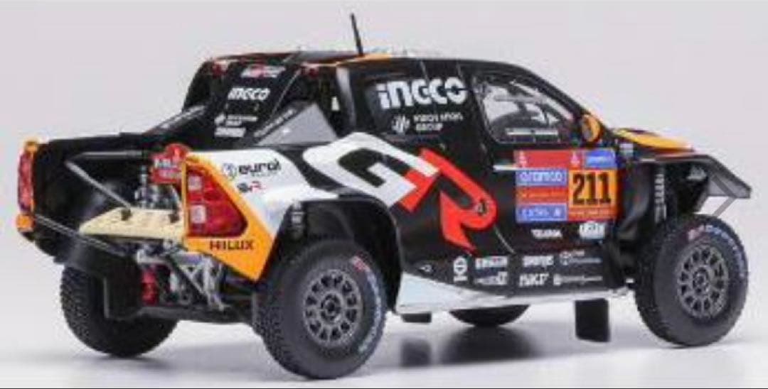トヨタ ハイラックス 2025ダカールラリー GRハイラックス 1/43