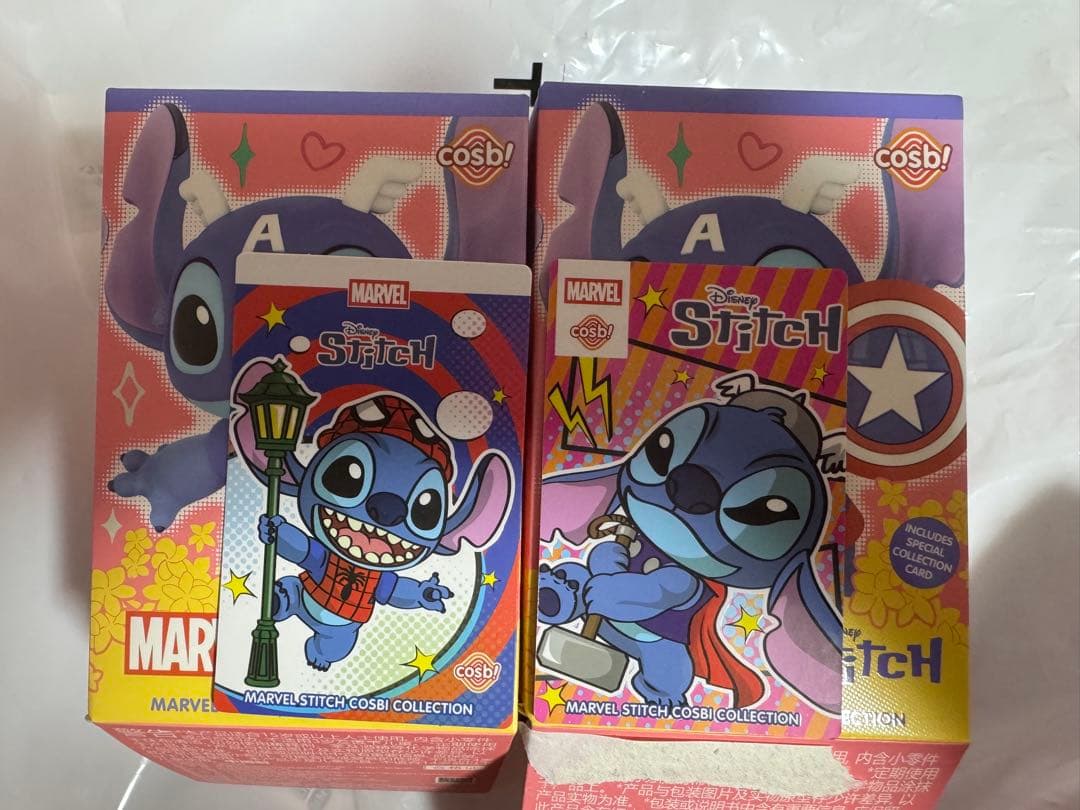 cosbi スティッチ　marvel ソー　スパイダーマン cosbi スティッチ marvel ソー スパイダーマン スティッチがマーベルの