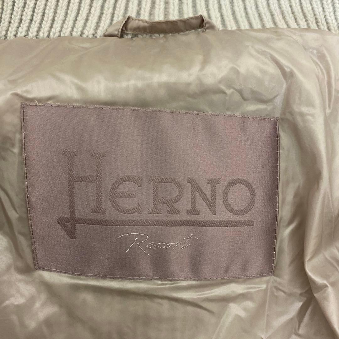 Herno フード付きジャケット ライトグレージュ