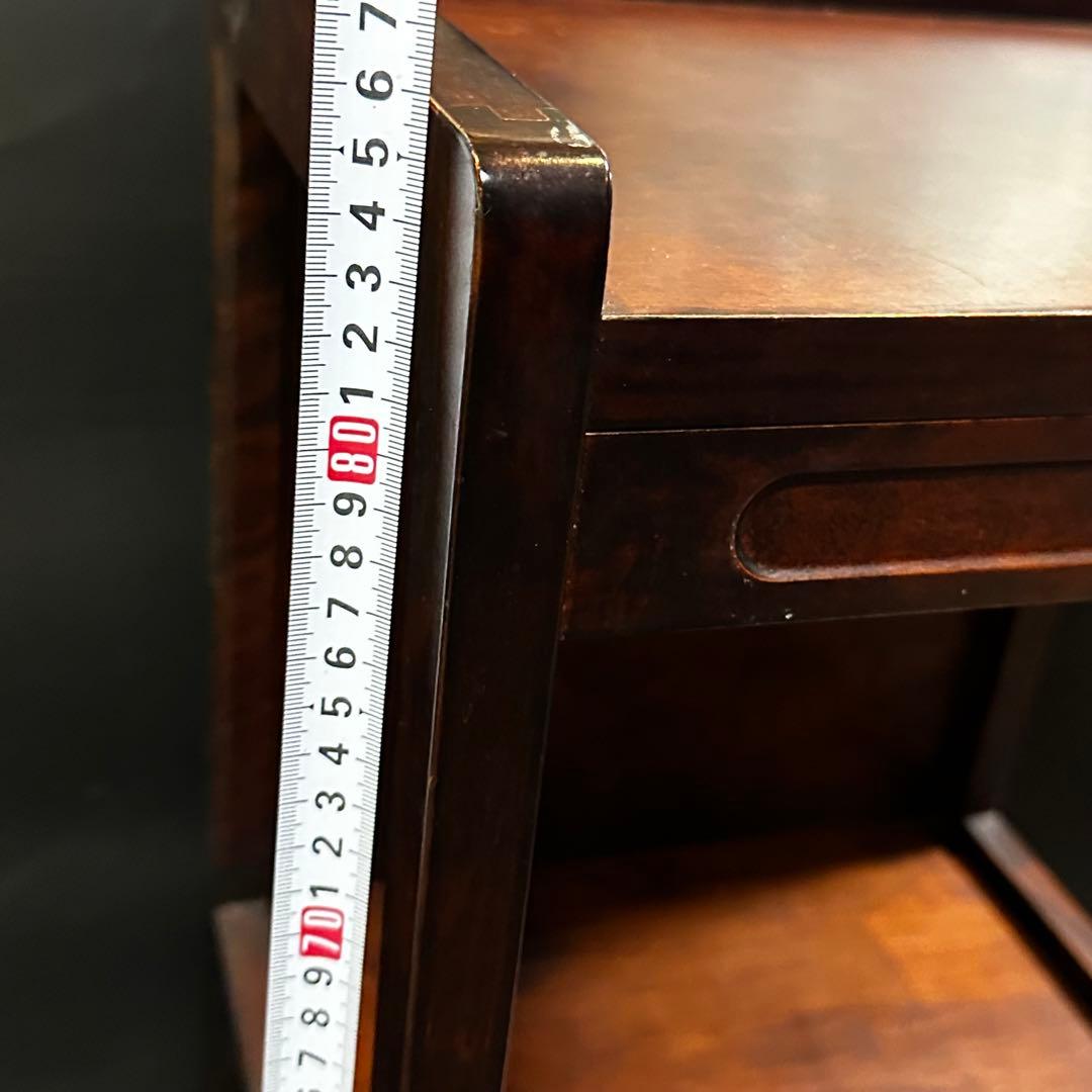 n*3様 神居民芸家具 電話台 棚 引き出し