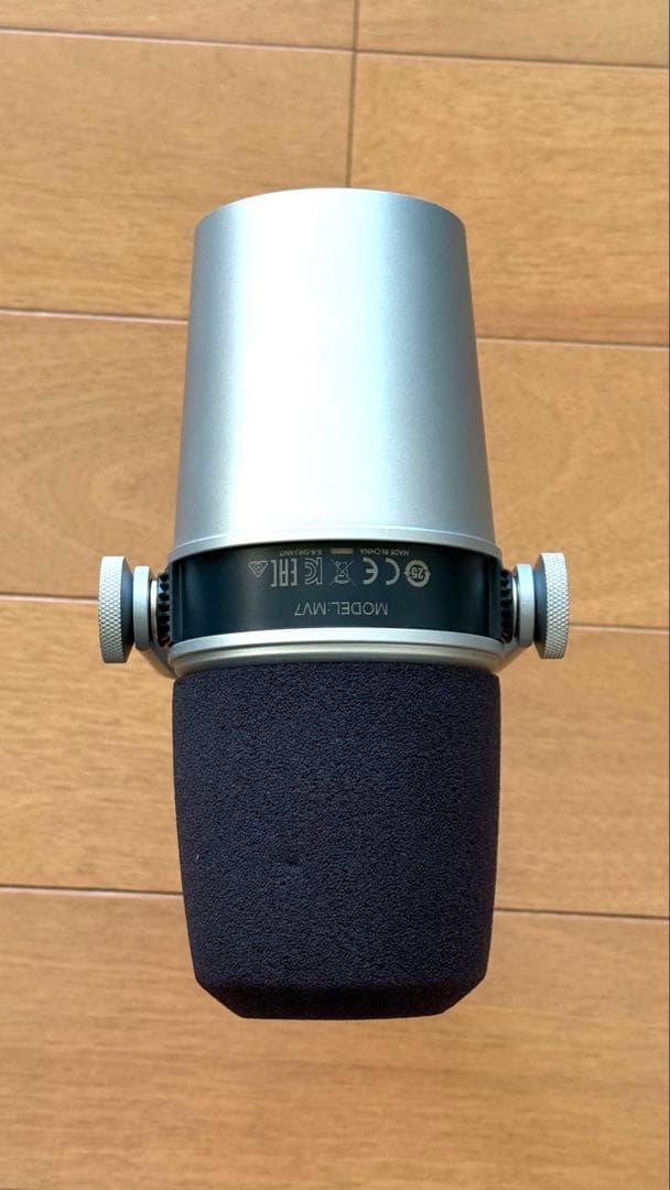 SHURE MV7-S-J ダイナミックマイク USBケーブル付き
