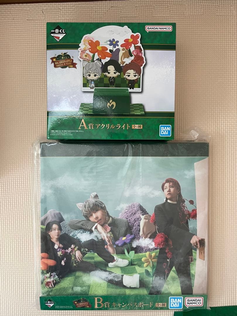 Mrs. GREEN APPLE ミセス 一番くじ A賞B賞ラストワン おまけ