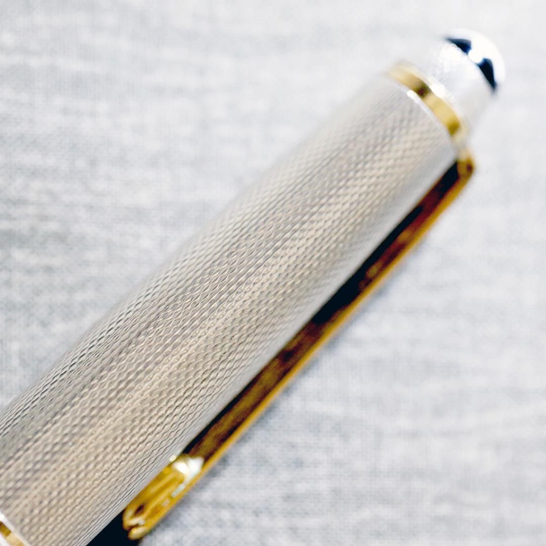 送料込み】モンブラン 万年筆 1446 バーレイ スターリングシルバー