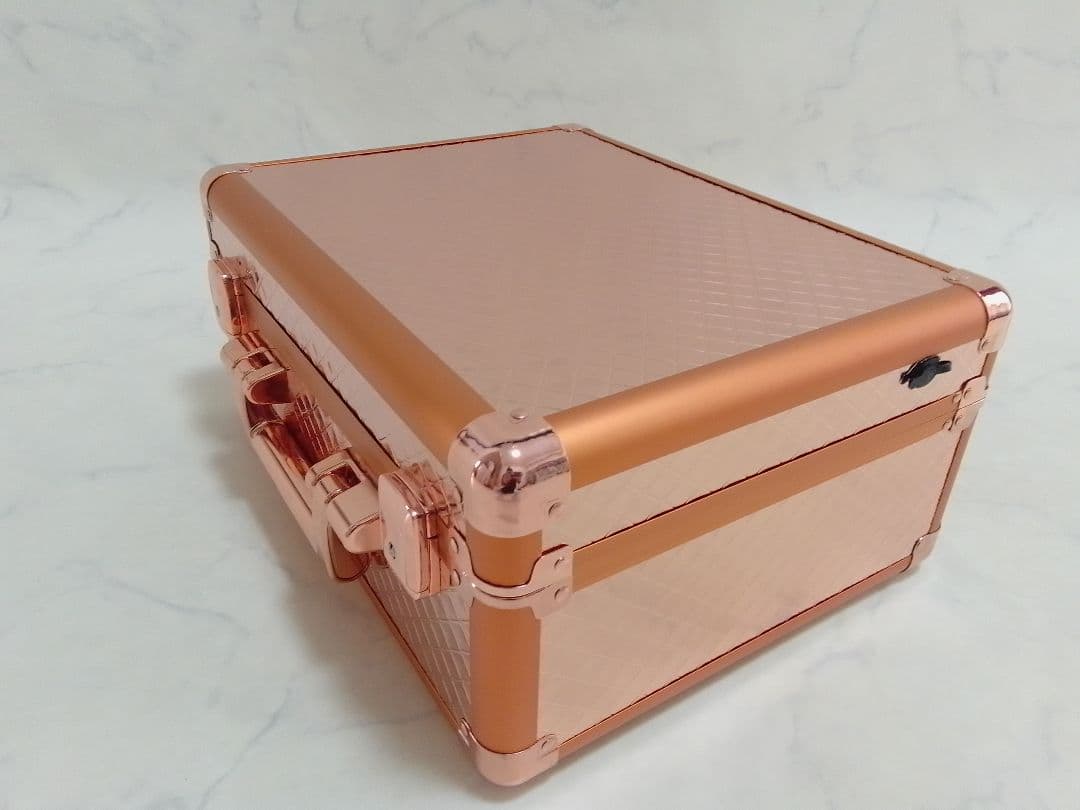 フランフラン ヴァリーズ ハリウッドボックス S メイクボックス コッパー