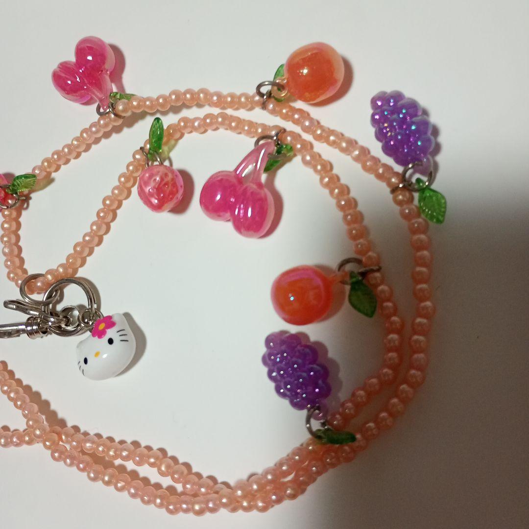 激レア　入手困難　ハローキティ フルーツモチーフ ストラップ