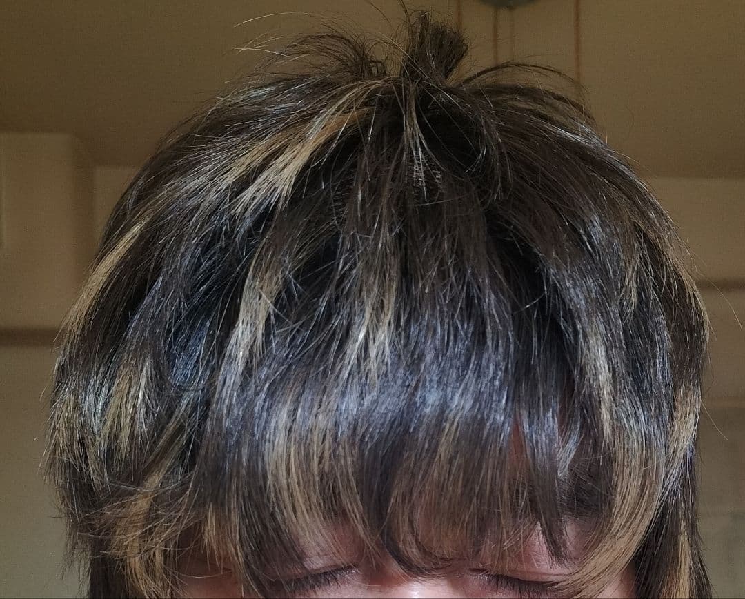 パープルプル　アデランスフォンテーヌR'couleur メッシュショート