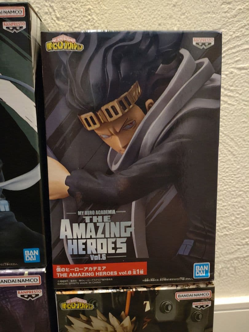 未開封ヒロアカフィギュア　相澤　常闇　爆豪アメイジングヒーローズ