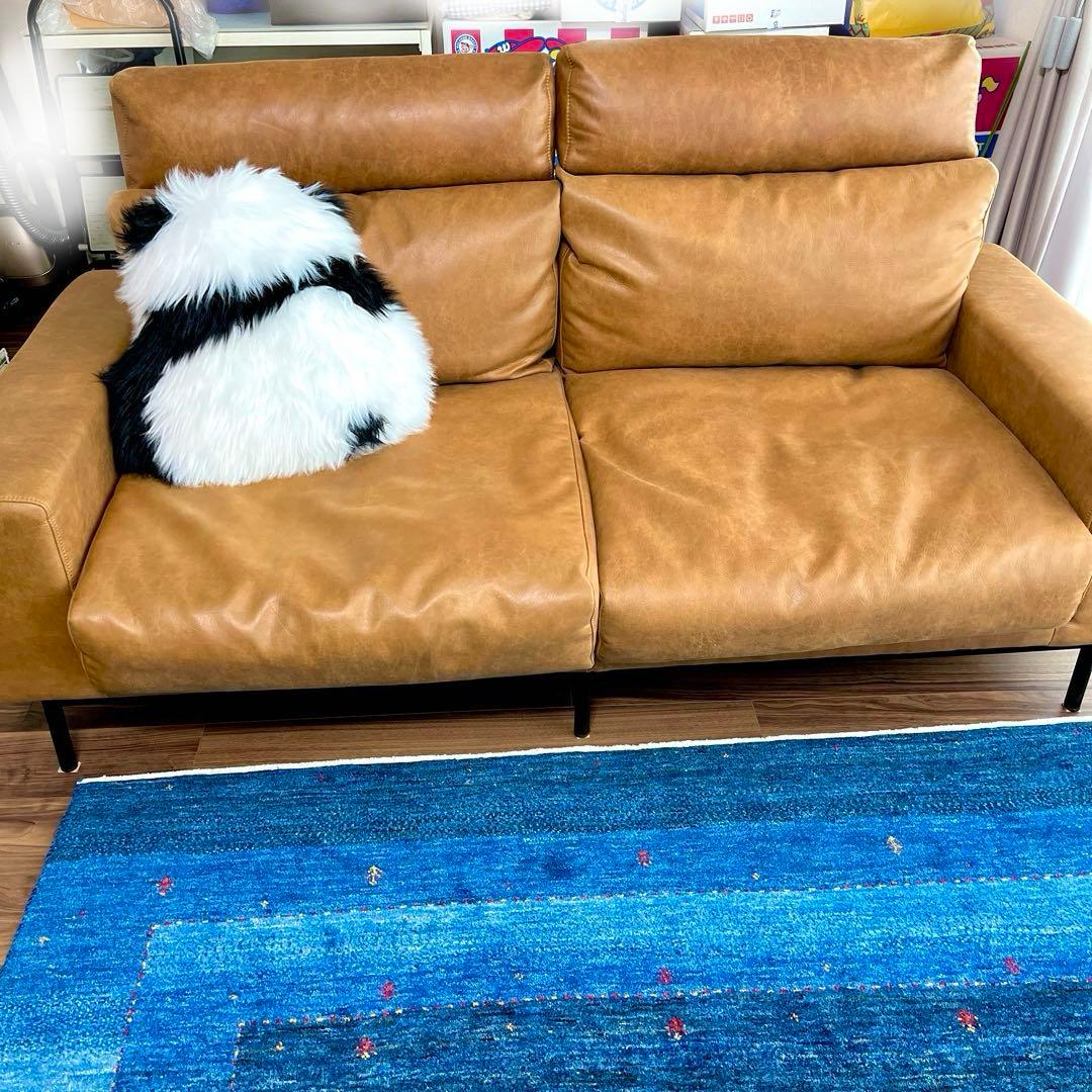 たこ　クラッシュゲート　プルート2.5人掛けソファ　ヘッドレスト×2