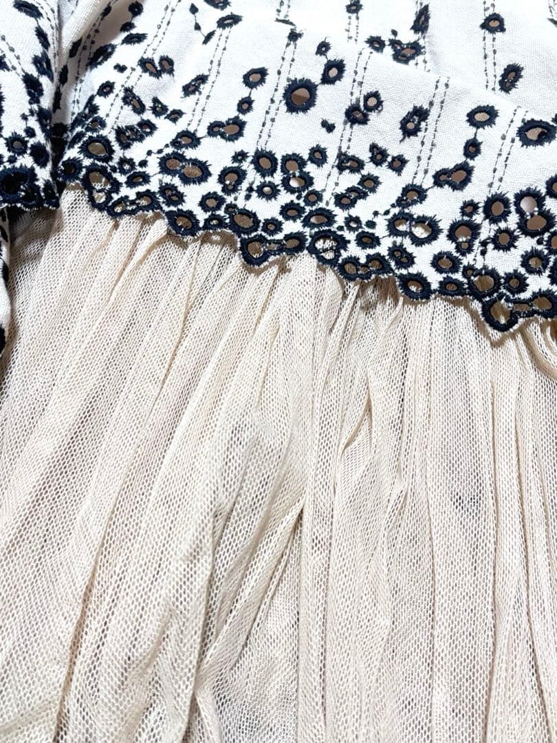 ミナペルホネン　チュールスカートsunny spots