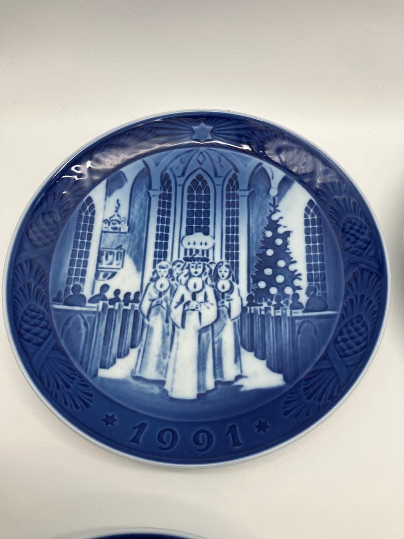 ロイヤルコペンハーゲン　イヤープレート　9枚 1991〜1999年　1990年代