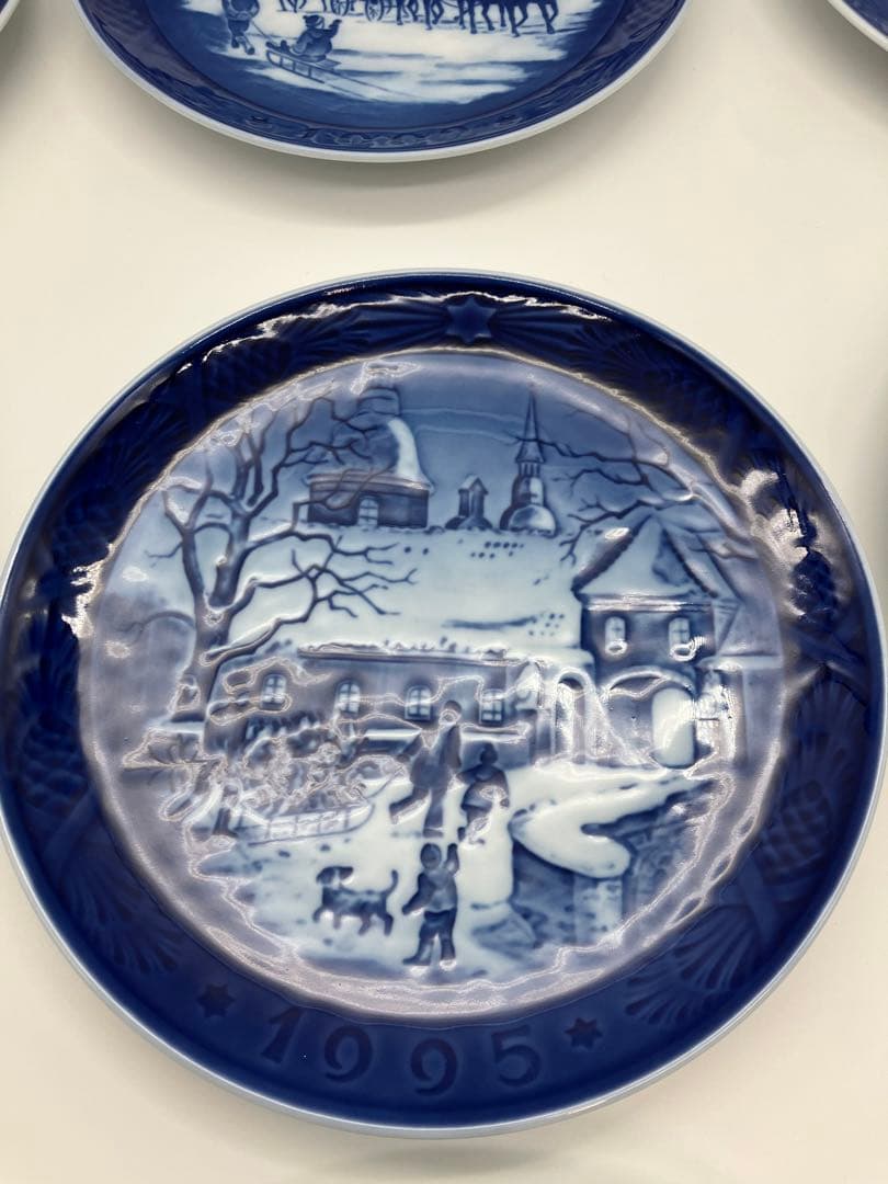 ロイヤルコペンハーゲン　イヤープレート　9枚 1991〜1999年　1990年代