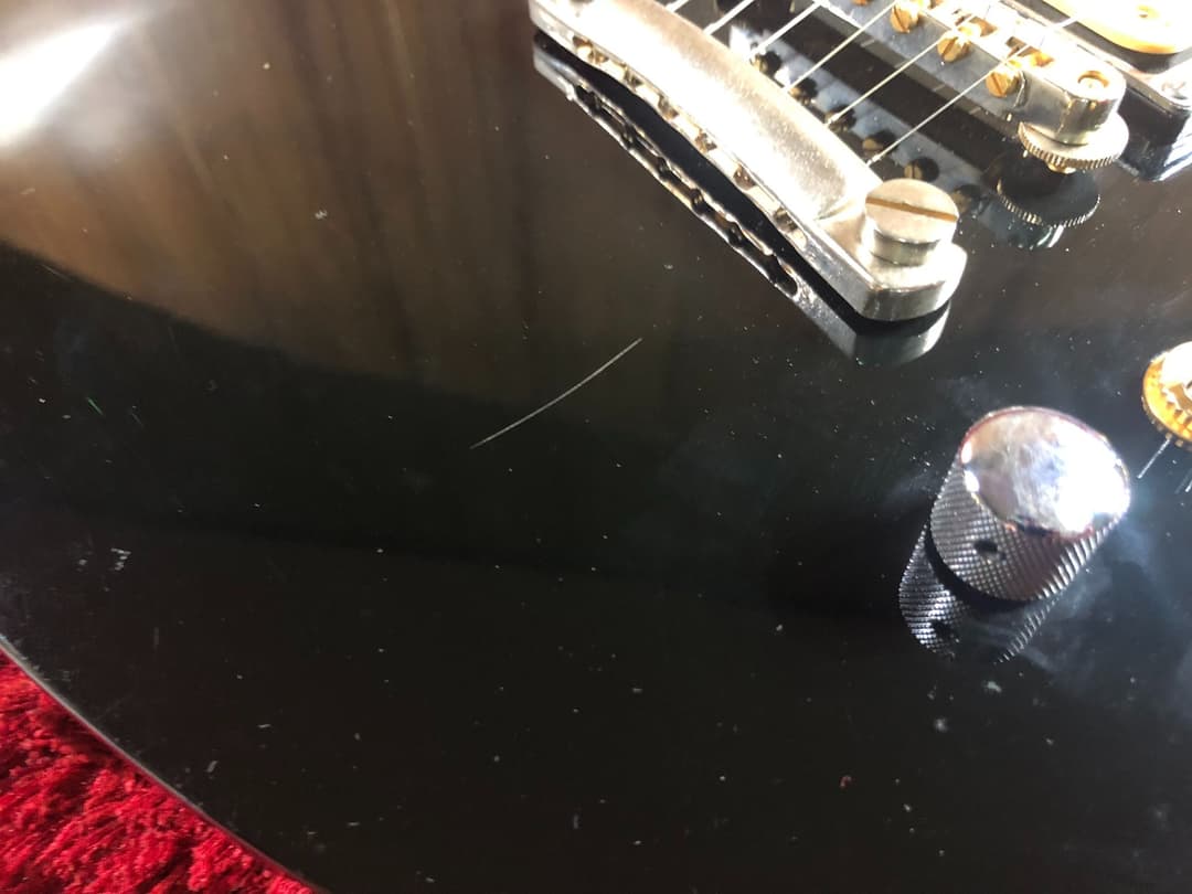 エレキギターモッキンバードモデル（ソフトケース付）音出し確認 Bロゴ