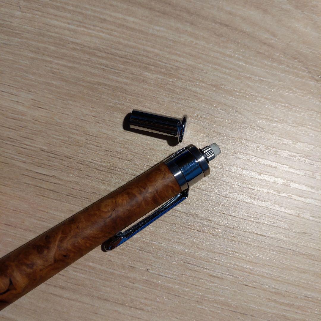 工房楔 花梨こぶ杢 0.5mm シャーペン ペンシル楔