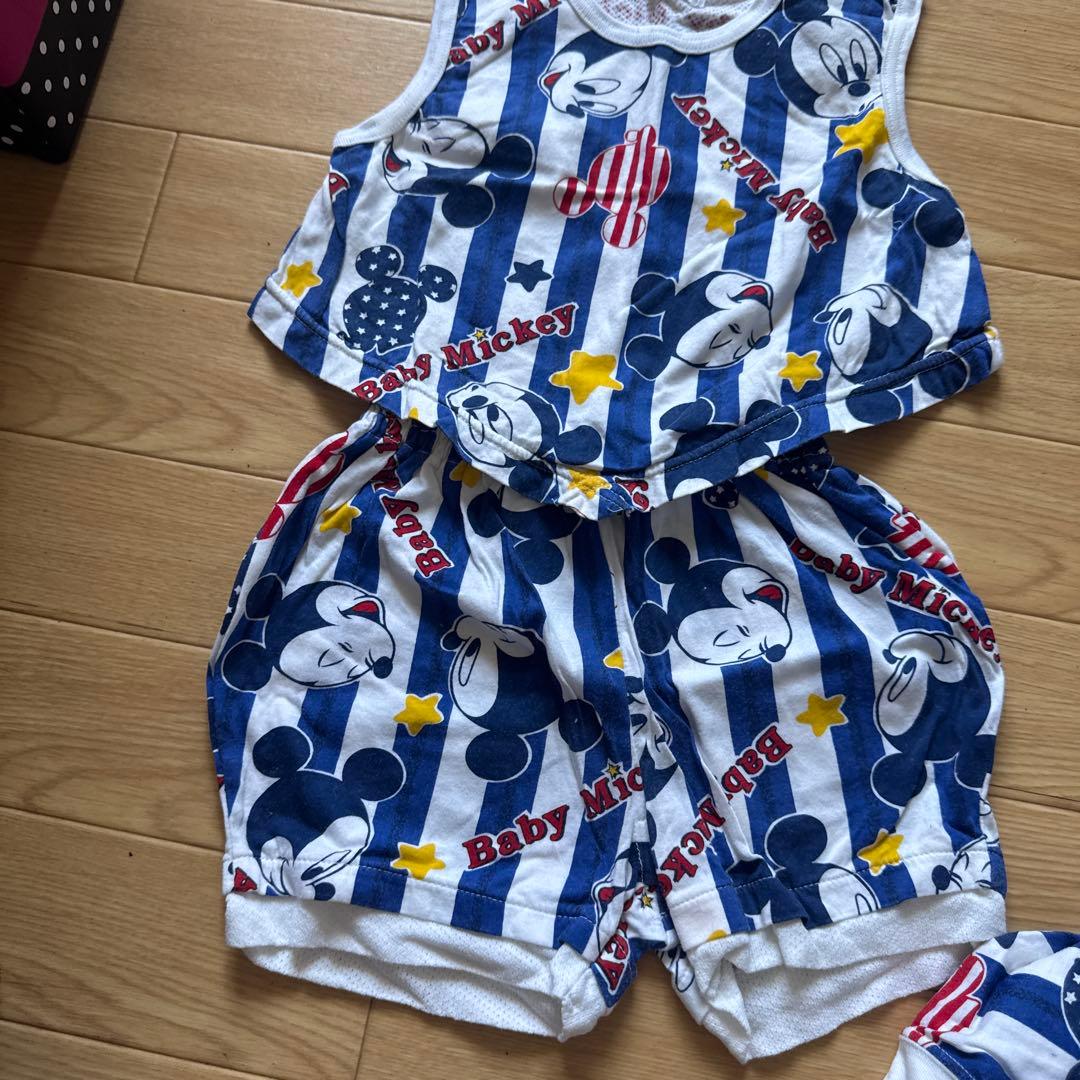 ミッキーマウス 親子コーデ　ビンテージ