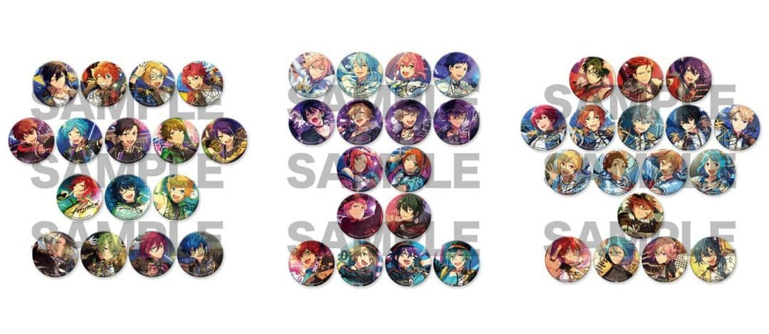 あんスタ ポートレート 缶バッチ A B C コンプリート