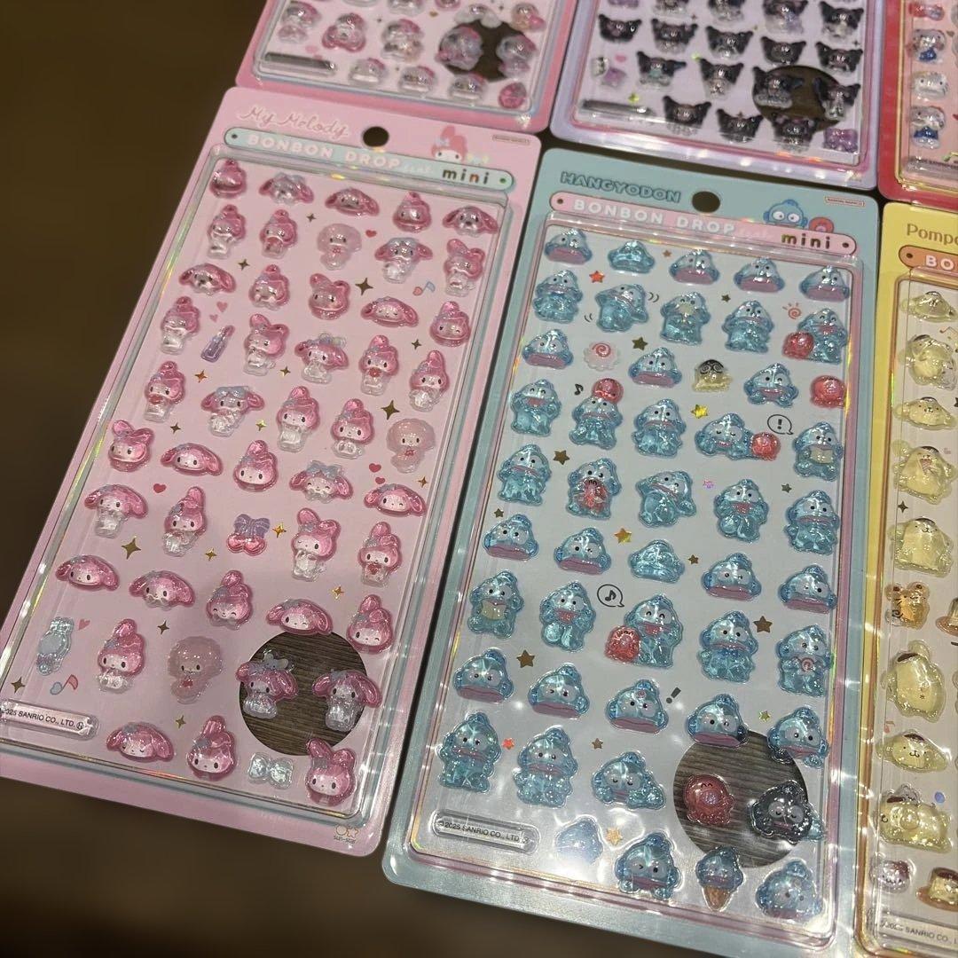 国内正規品　サンリオ　ボンボンドロップシールミニ　サンスター　8種類　本日発送