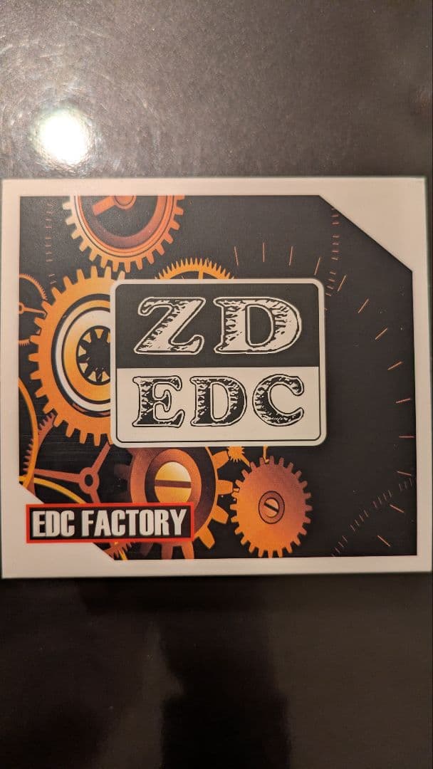 「正規品」ZD EDC α 　ジルコニウム　音叉スライダー　フィジェットトイ