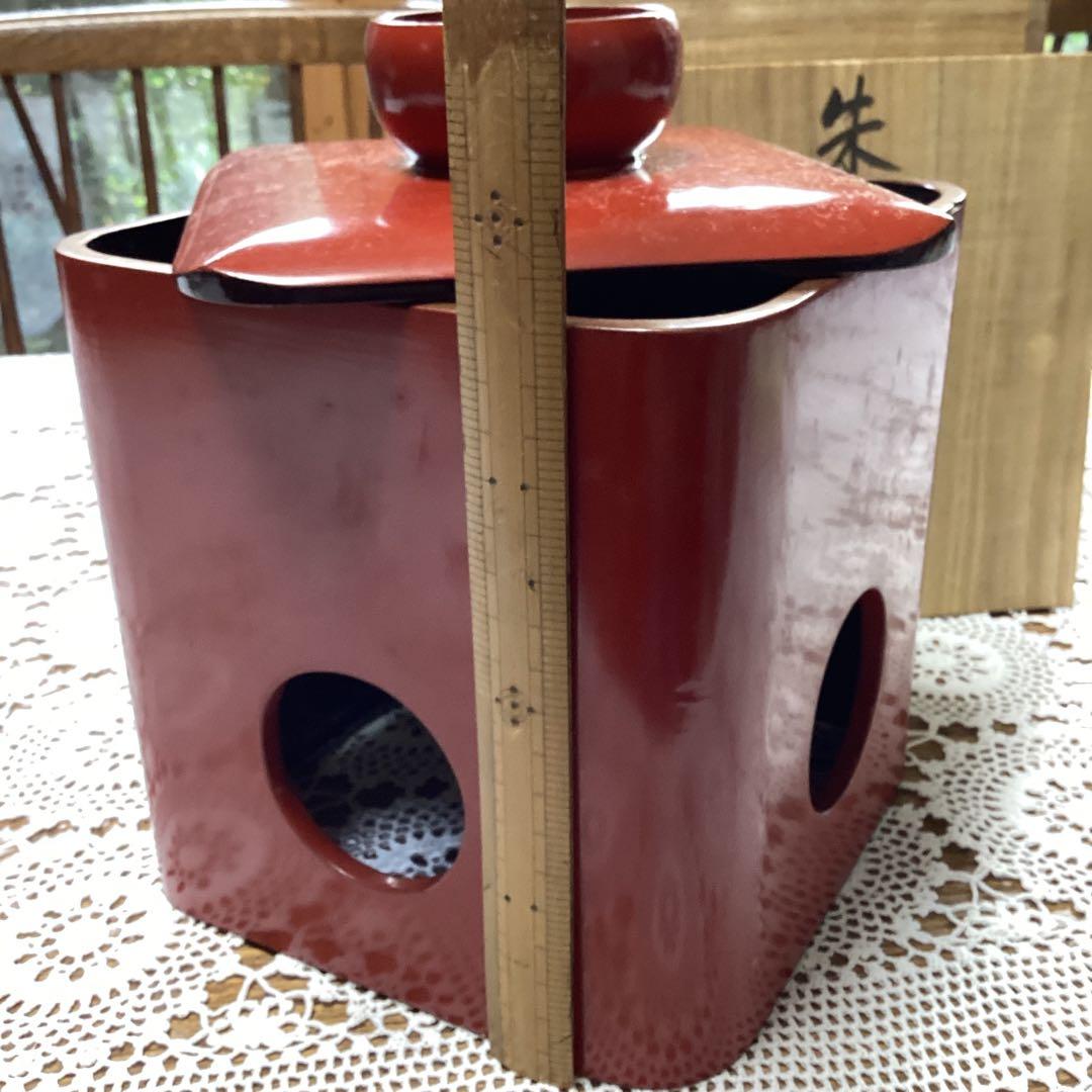 k2f3 朱杯台 漆器 年代物