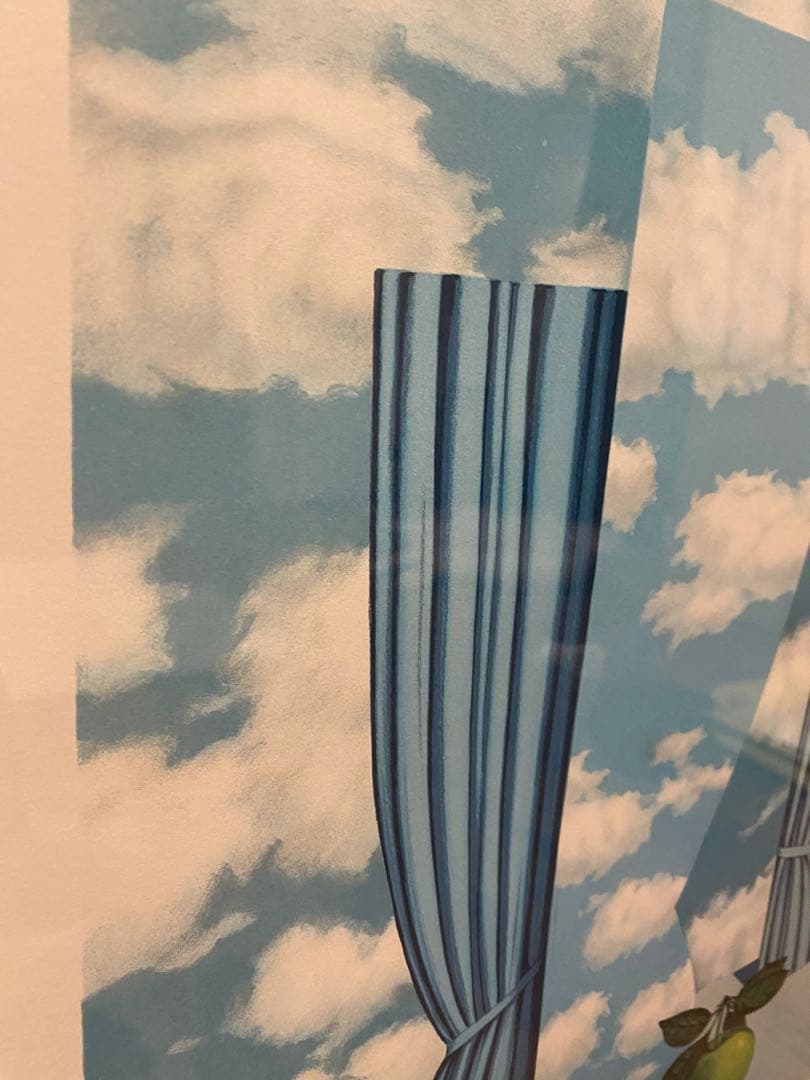 マグリット リトグラフ「美しい世界」