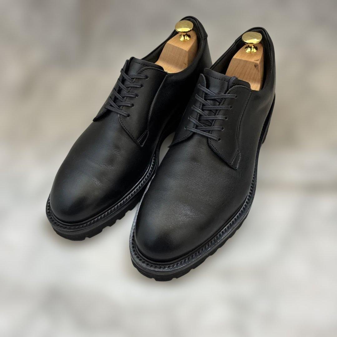 【美品】WH　ダブルエイチ　WHSS-0001　干場　プレーントゥ　27cm