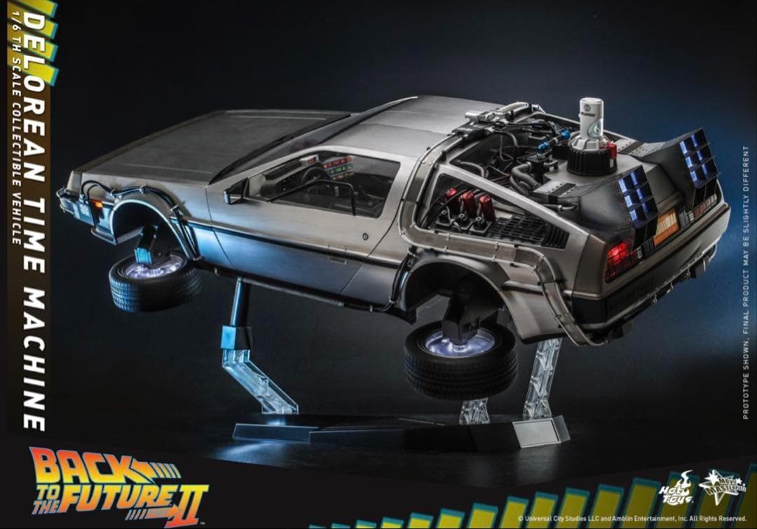 【新品】ホットトイズ バックトゥザフューチャー PART2 デロリアン 1/6