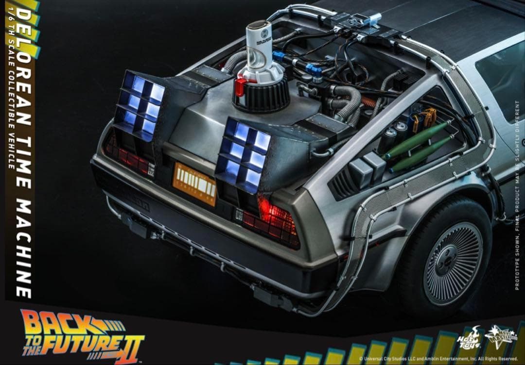 【新品】ホットトイズ バックトゥザフューチャー PART2 デロリアン 1/6
