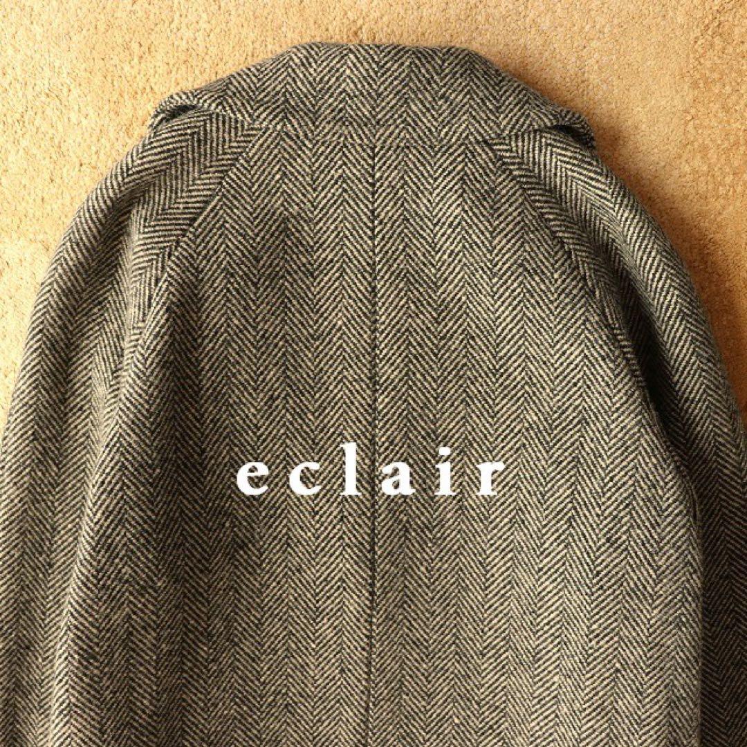 2017 マーガレットハウエル ネップヘリンボーン ラグランコート 伊藤