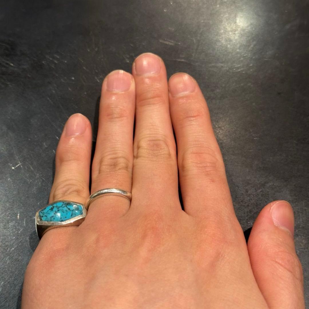 SILVER925 TURQUOISE DESIGN RING/シルバー/リング