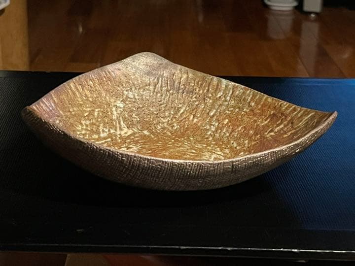 益子焼　作家物　三角 器