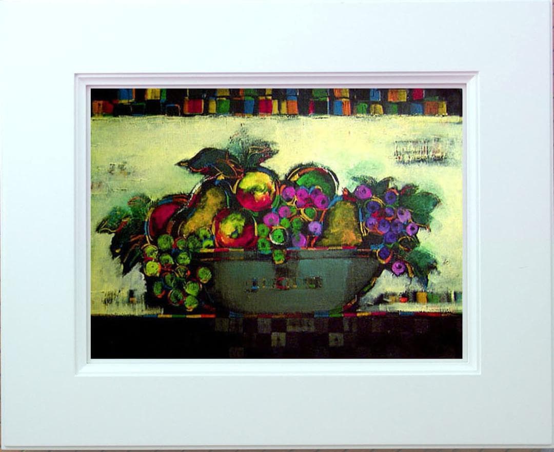 油絵 絵 絵画 インテリア uF6-060904 静物 果物