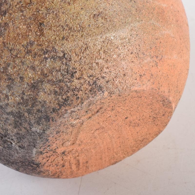 茶道具 備前焼 木村桃山作 茶入 袱紗付 共箱 V R7875 - メルカリ