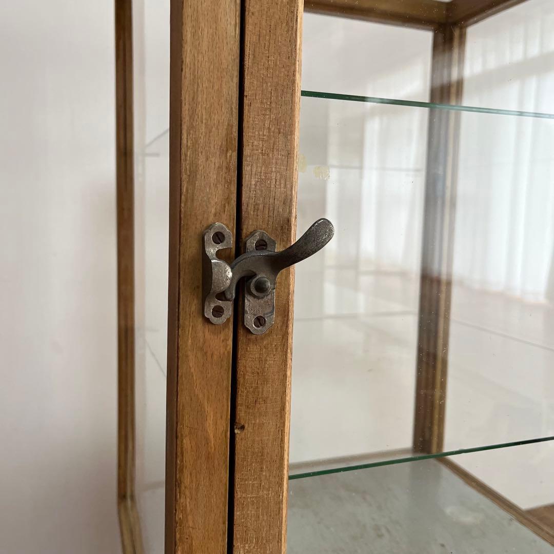 アンティーク ガラスケース ショーケース レトロ 飾り棚 z780