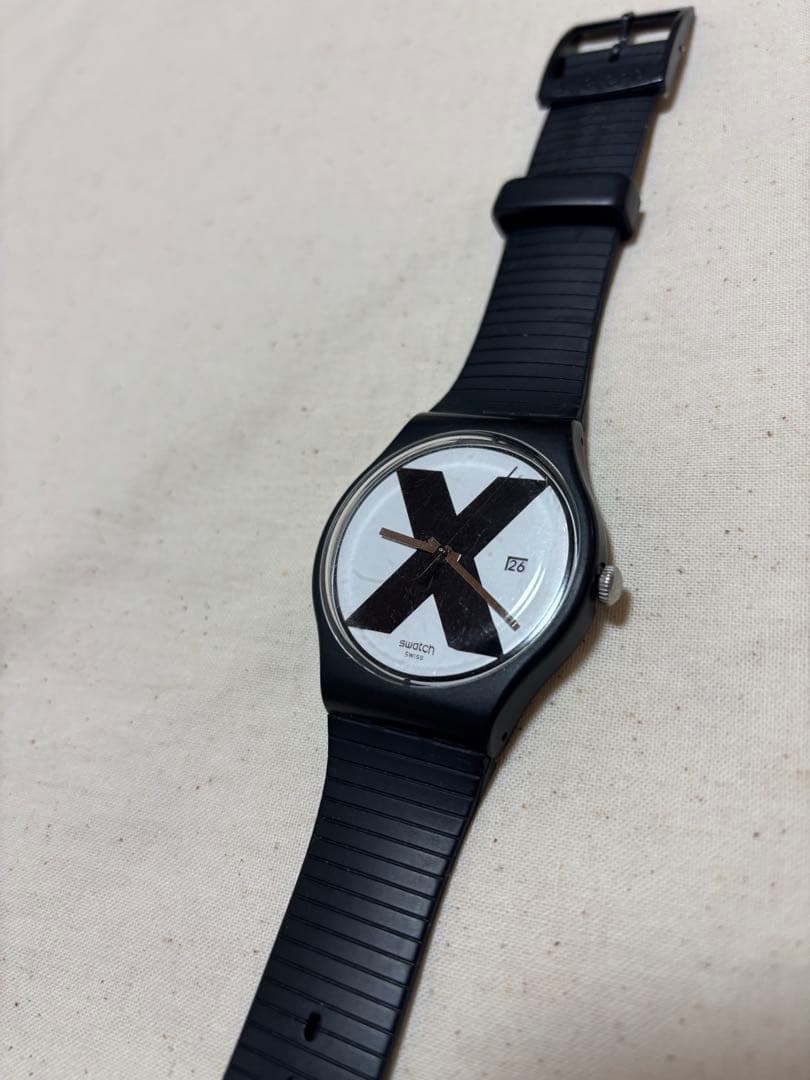 Swatch X X-RATED腕時計 ブラック