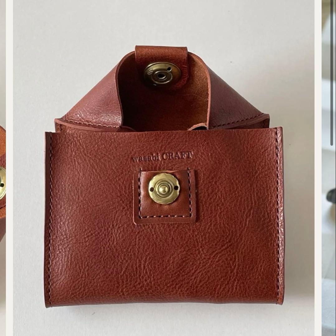 ワサビクラフト ハーフウォレット ブラック