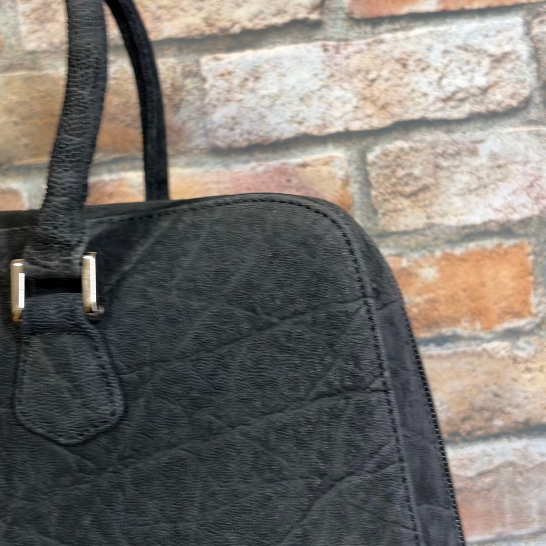 未使用級✨JRA 正規品　エレファントレザー　ビジネスバッグ　黒　A4収納可能