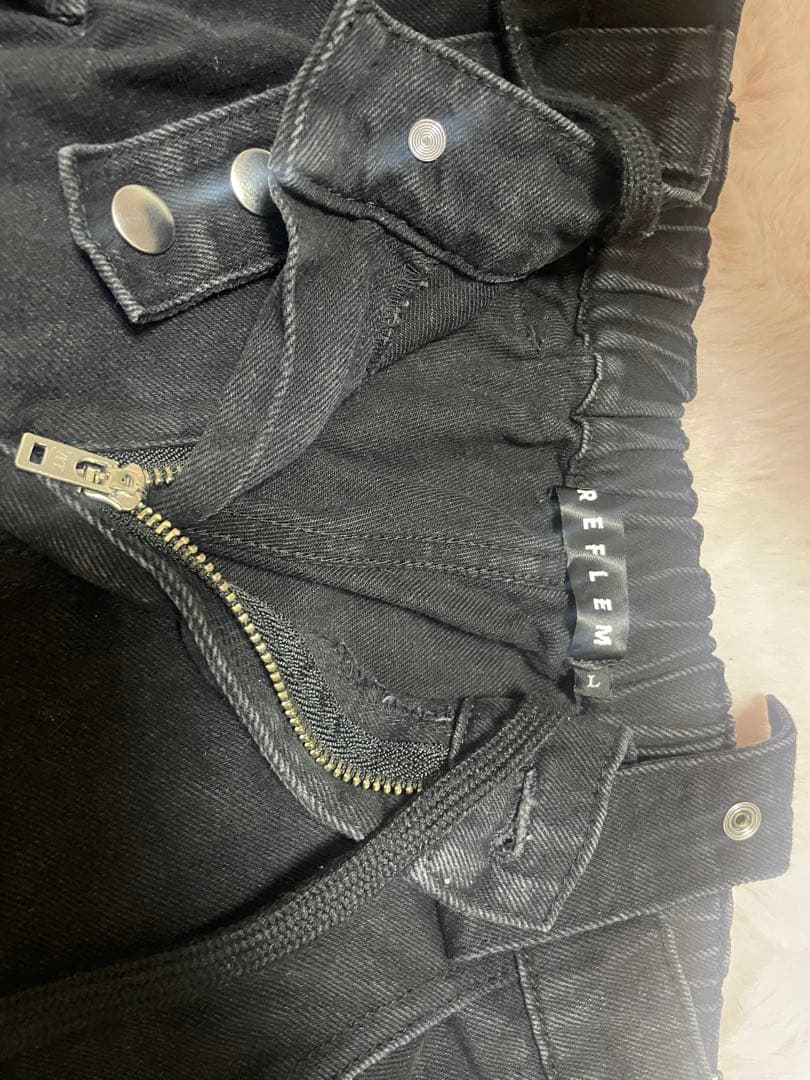 REFLEM カーゴパンツ 黒 地雷