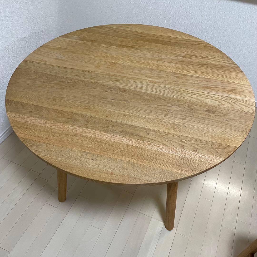 unico ウニコ　SOLK ソルク　ラウンドダイニングテーブル　Φ1100