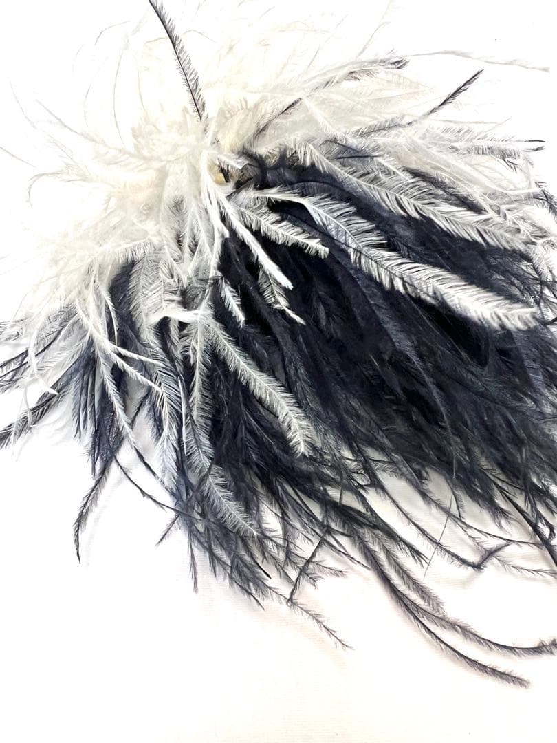 オーストリッチ フェザーコサージュ バイカラー - JOYCELEAVITT.COM