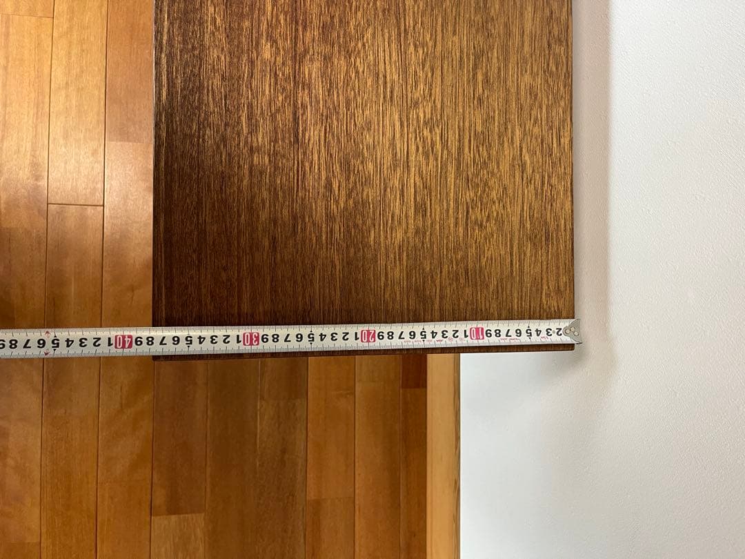 サイドテーブル レトロ 鉄脚 無垢材