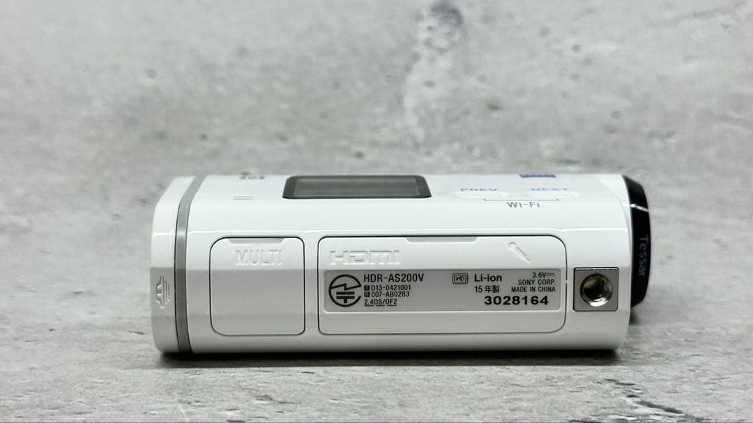 【予備バッテリー付き】 SONY アクションカメラ HDR-AS200V