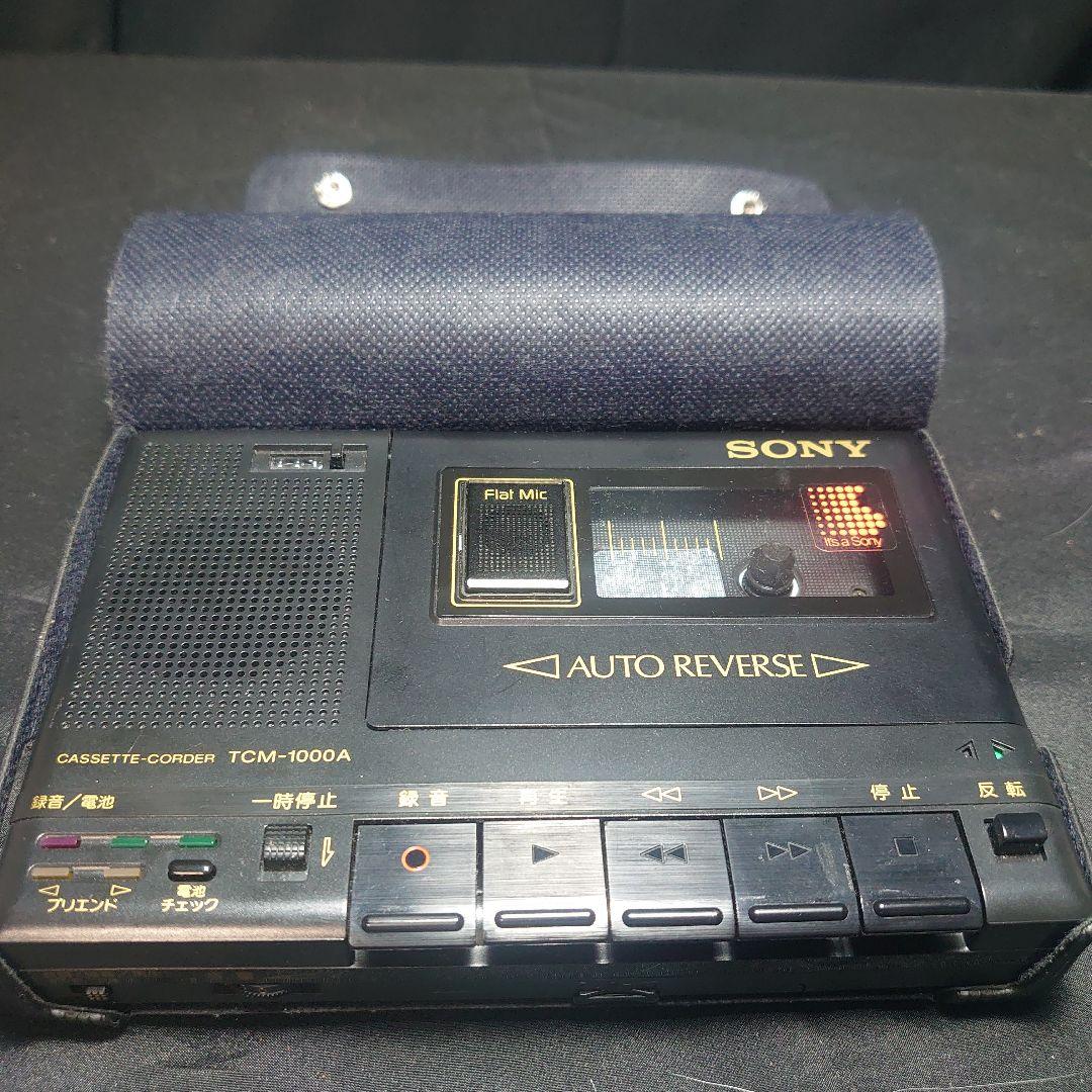 ポータブルカセットレコーダー】SONY TCM-1000A(B) ジャンク - メルカリ
