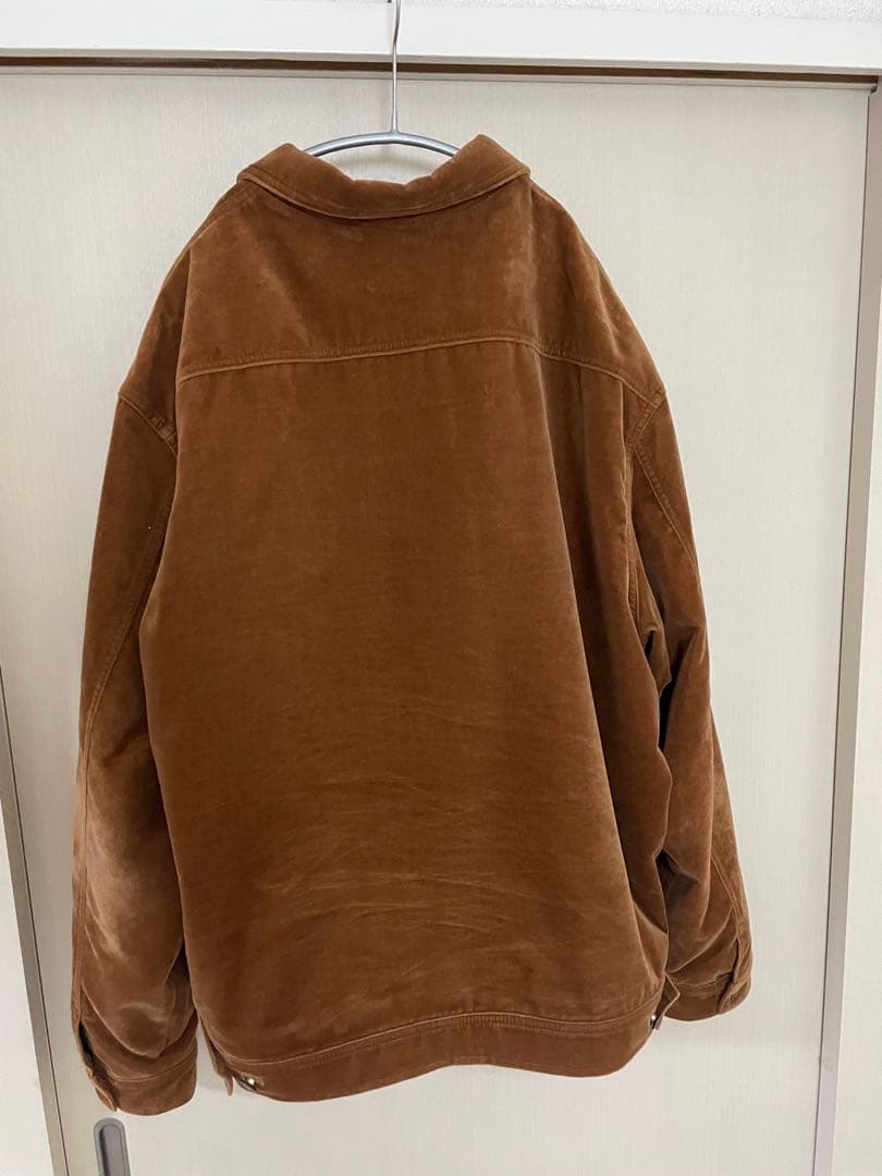 Supreme 20AWJacket ベルベットベロア ワーク ジャケット XL