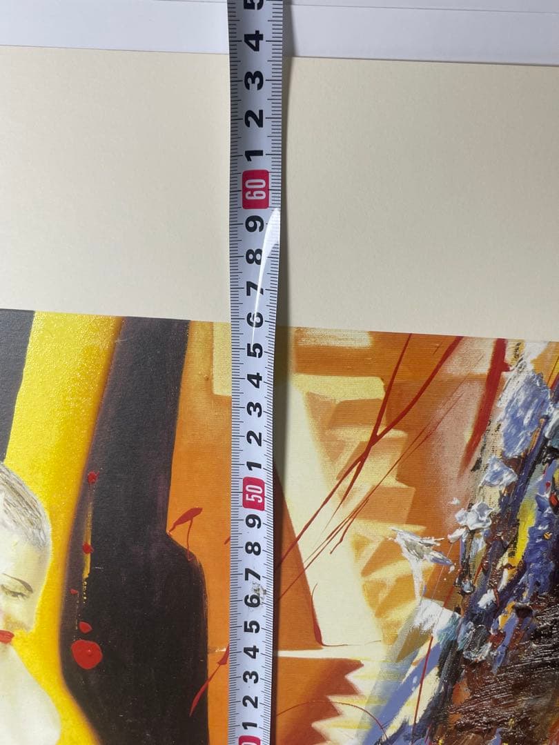 限定77/250》オルガ・グレチナ シルクスクリーン絵画ダンサー84*63cm