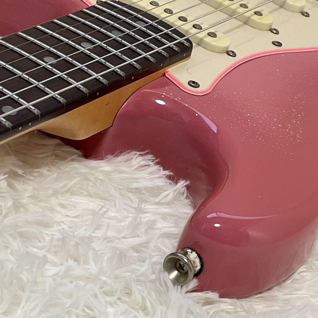 gypsy roseエレキギター/ピンクラメ/初心者向け ジプシーローズ GYPSY