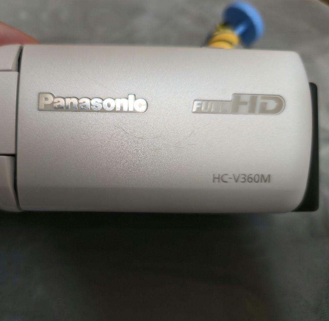Panasonic ビデオカメラ HC-V360M ホワイト 美品