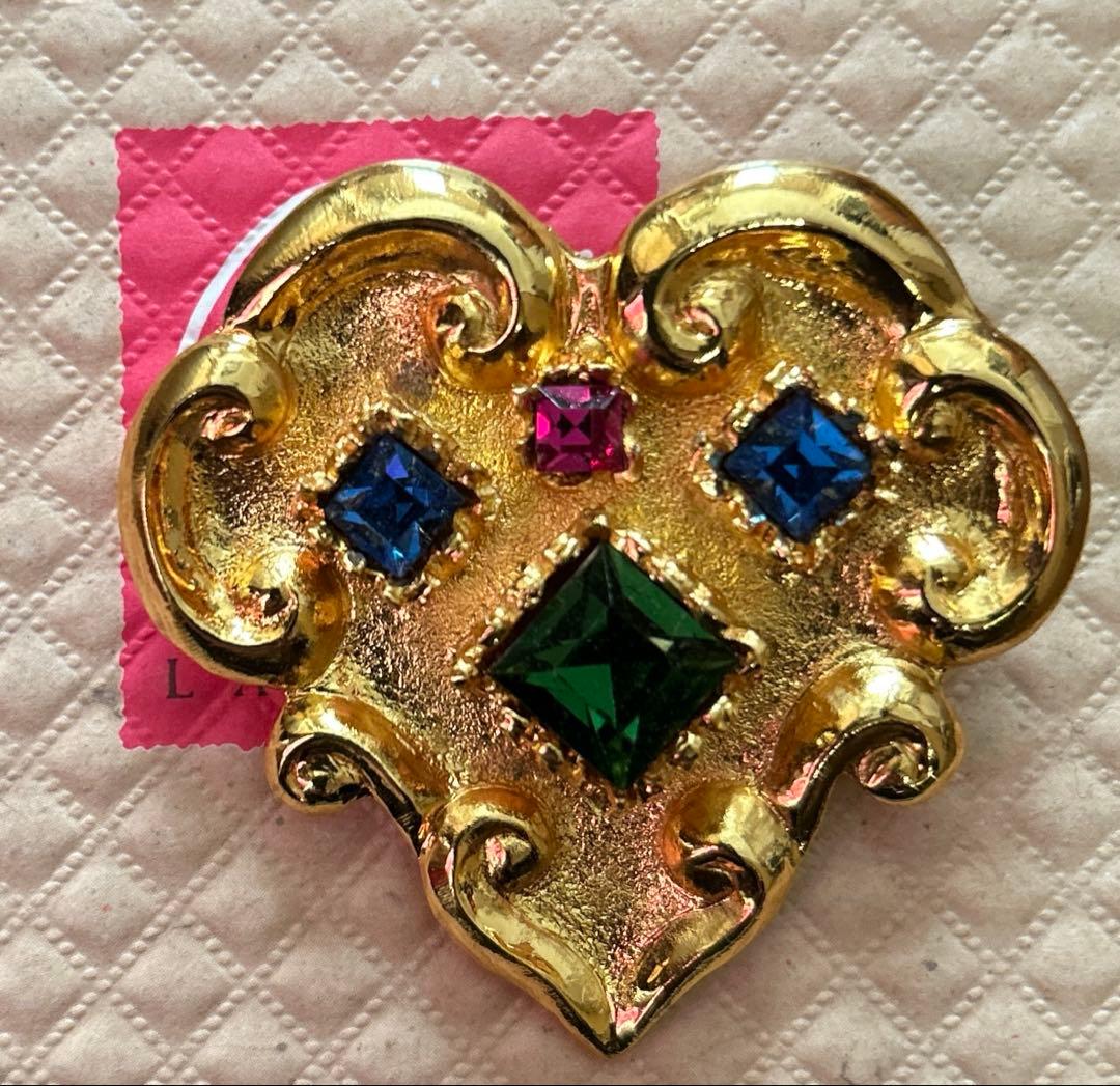 Christian Lacroix✨クリスチャンラクロワブローチハート