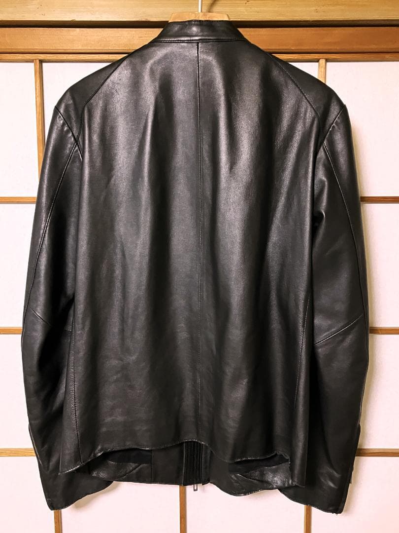 DOMENICO+SAVIO シングルレザーライダースジャケット size:46 - メルカリ