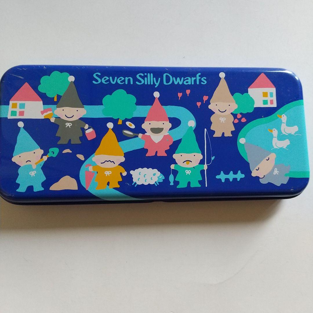 サンリオ セブンシリードワーフ/7人の小人 缶ペンケース/筆入れ：1984