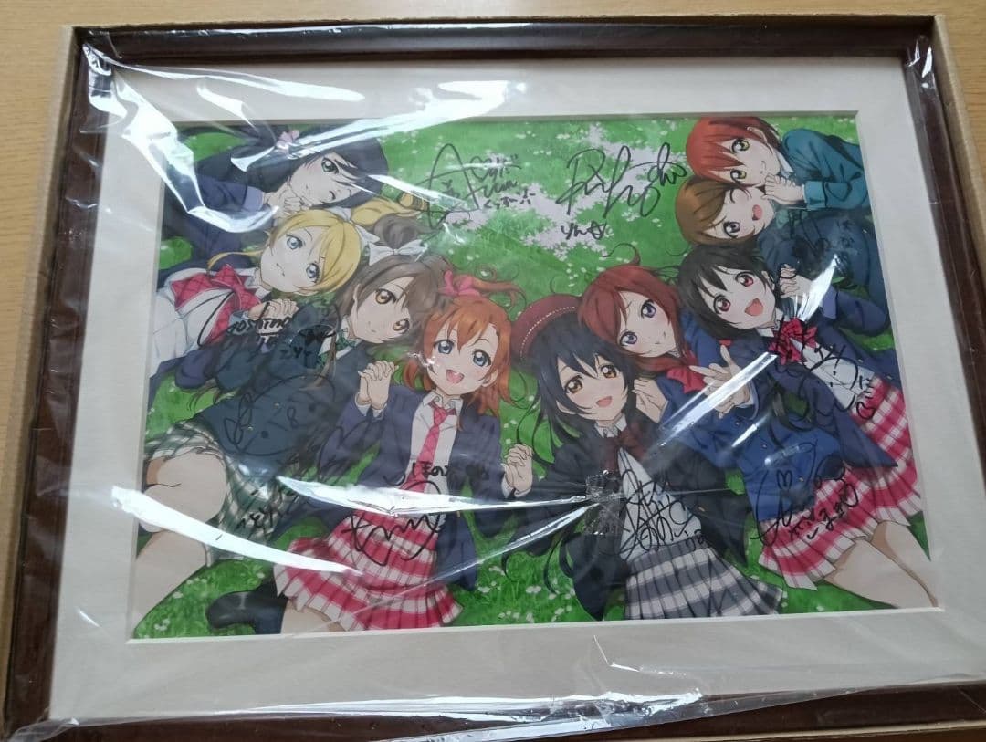 ラブライブ! μ's 直筆サイン入り 複製原画