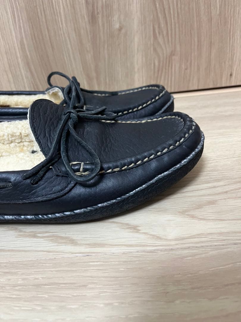 最終値下　UNUSED × Russell Moccasin ムートンモカシン